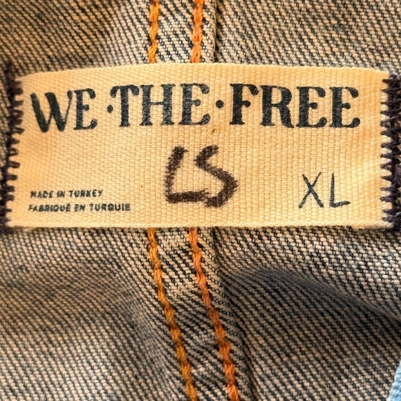 Free People We The Free Women's Jayde Flare Jumpsuit, Sunburst Blue, size XL - Picture 7 of 16